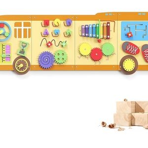 Colorful Activity Bus Toy
